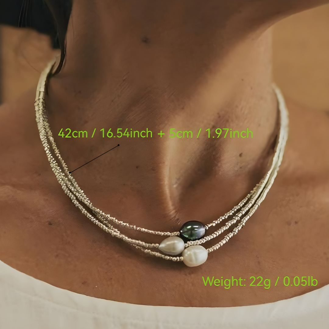 Anda - שרשרת אופנתית עם פנינים וינטג' ייחודיות