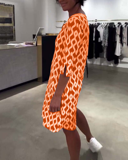 Ainara - שמלת מודפסות בעיצוב ייחודי ולנוחות מקסימלית