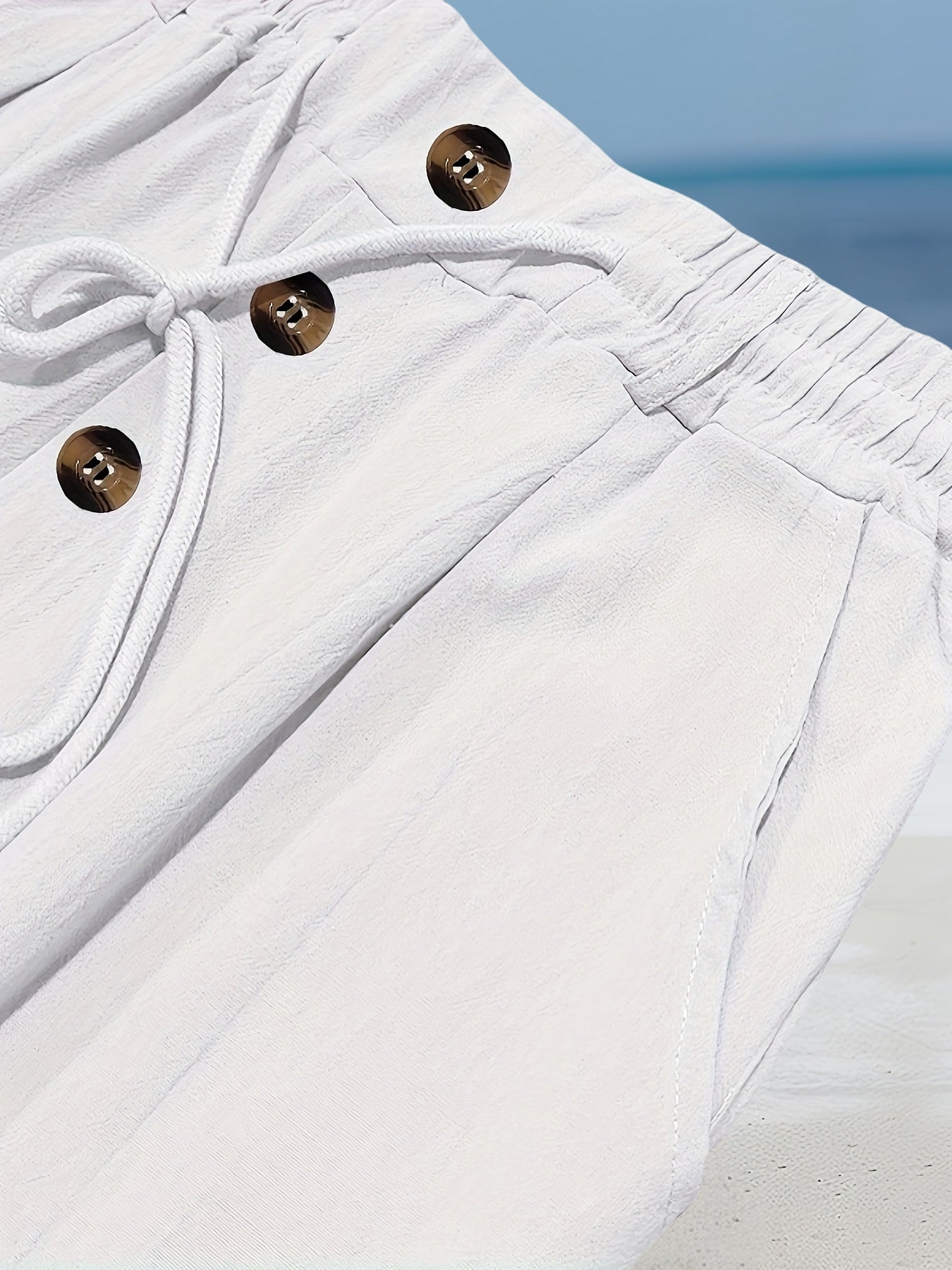 Aznar - מכנסיים אלסטיים בגדי קנבס לנוחות וסטייל