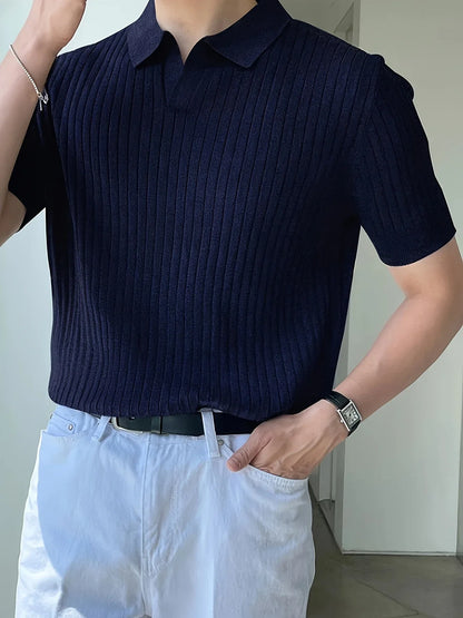 חולצת פולו קצרה וקז'ואלית של אוגסטין - סגנון נוח ואלגנטי