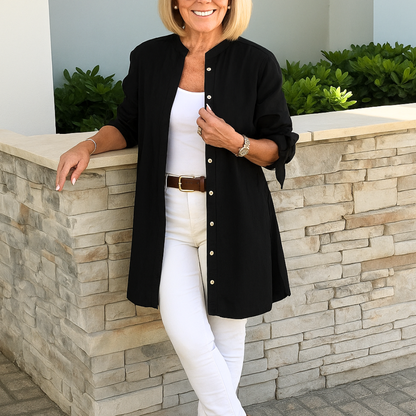 חולצת טוניקה ארוכה ומחמיאה לנשים