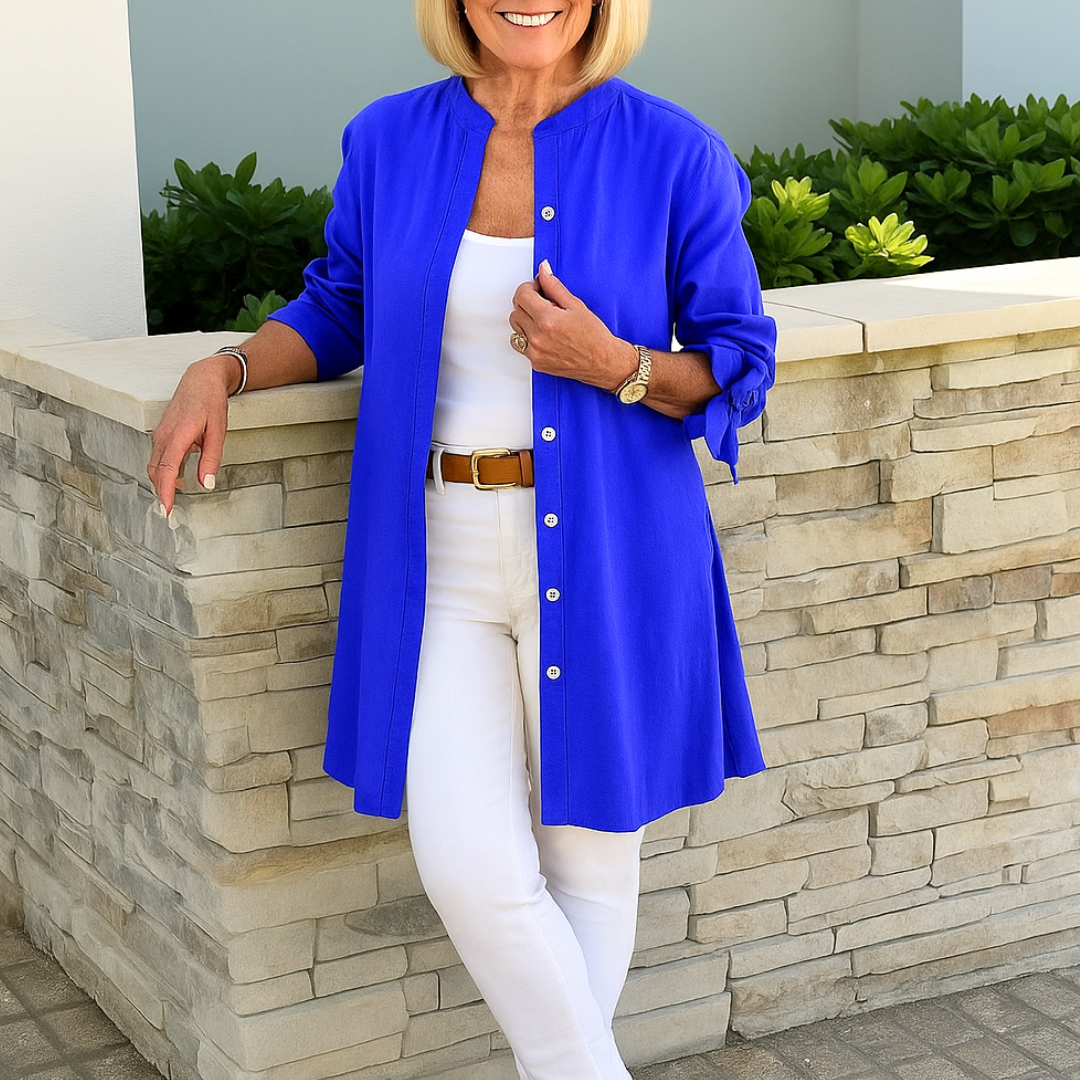 חולצת טוניקה ארוכה ומחמיאה לנשים