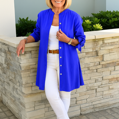 חולצת טוניקה ארוכה ומחמיאה לנשים