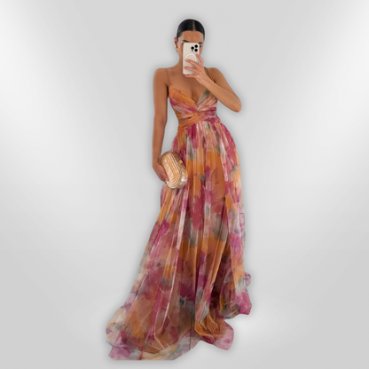 שמלת מקסי אלגנטית למראה מושך