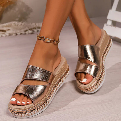 Arantza - סנדלי פלטפורמה מרהיבים לנוחות מקסימלית עם אצבעות פתוחות