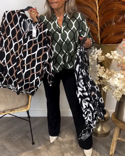 Alyce - חולצת שרוולים ארוכים בקלי קלות עם עיצוב מודרני