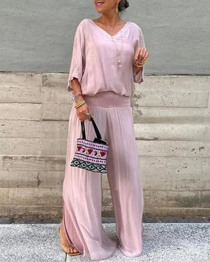 אנפיסה - סט בוהמייני דו-חלקי אופנתי ומרשים