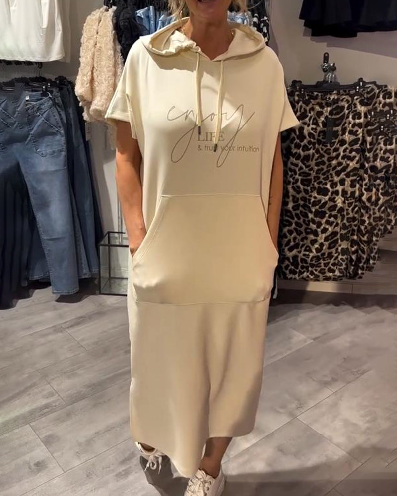 חולצת פוש אפ Else HoodieKjole™ | שמלה נוחה ומסוגננת עם גזרה מחמיאה