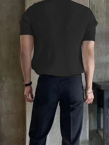 חולצת פולו קצרה וקז'ואלית של אוגסטין - סגנון נוח ואלגנטי