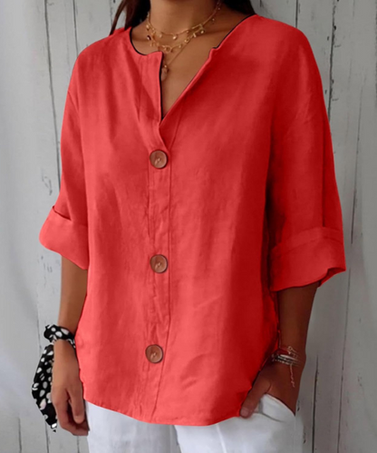 חולצה נוחה Karen Komfort™ | חולצה אלגנטית ונעימה עם התאמה מחמיאה