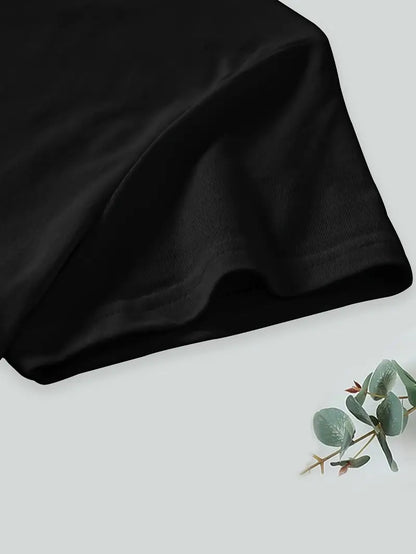 Aimilia - חולצת טי קלה ואלגנטית עם עיטור פרחוני מושך את העין