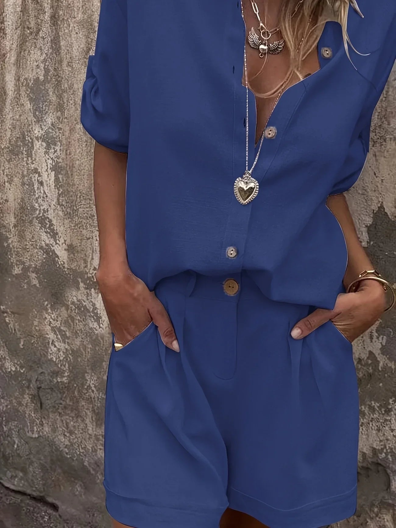 סט קיץ אופנתי ומשודרג בשני חלקים של Arampatzi