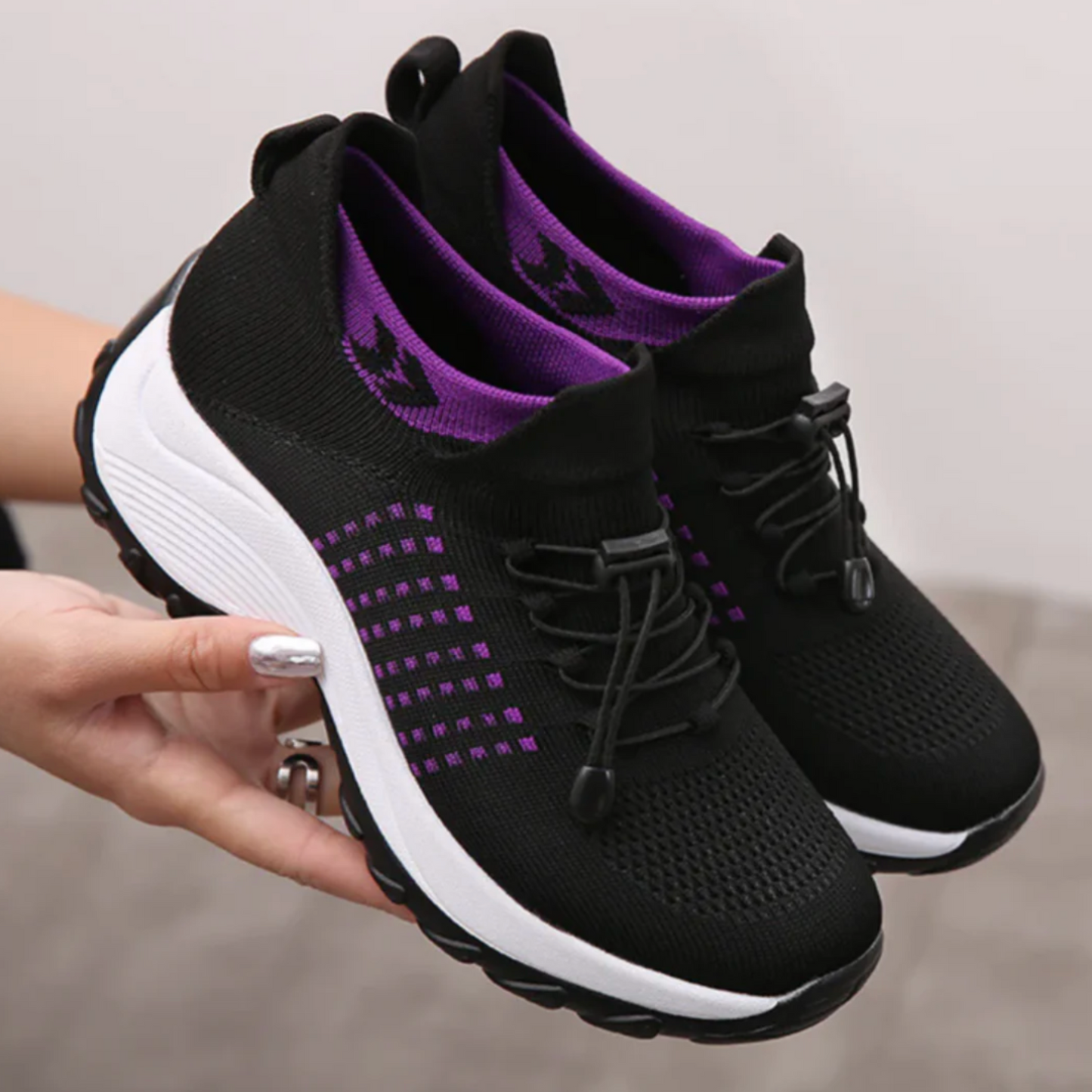 נעליים אורתופדיות אבוטות וסטייליסטיות Slip-on עם תוספות תמיכה מגפיים לשימוש יומיומי