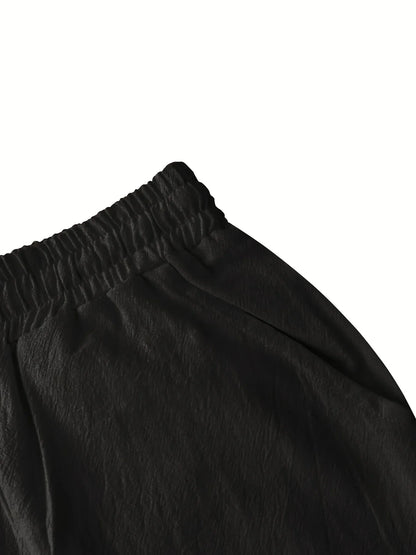 Callan - מכנסיים קצרים קלים ונוחים מבד פשתן עם כיס לסטייל מושלם