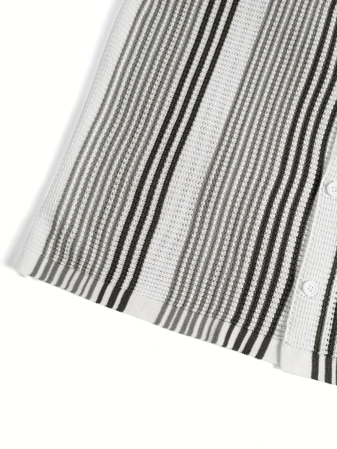 Avram - חולצת פסים קז'ואל אופנתית עם כפתורים לביטחון וסטייל