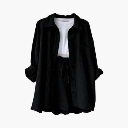 סט 3 חלקים קייצי ונוח בסגנון בייסיק-שיק