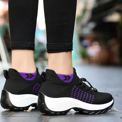 נעליים אורתופדיות אבוטות וסטייליסטיות Slip-on עם תוספות תמיכה מגפיים לשימוש יומיומי