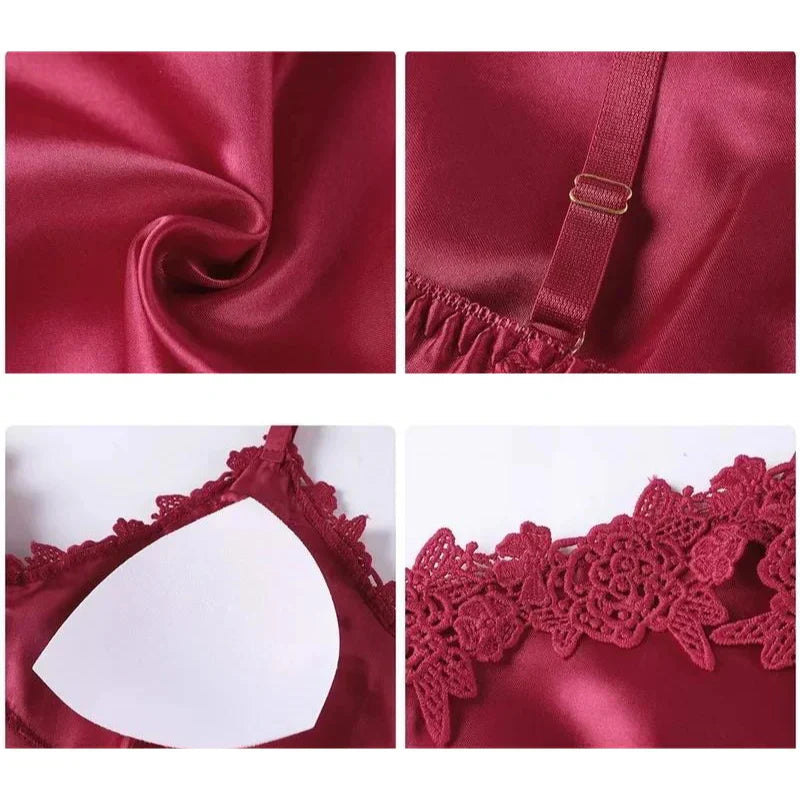 סט סאטן אודורי מושלם ב-5 חלקים מגוון צבעים