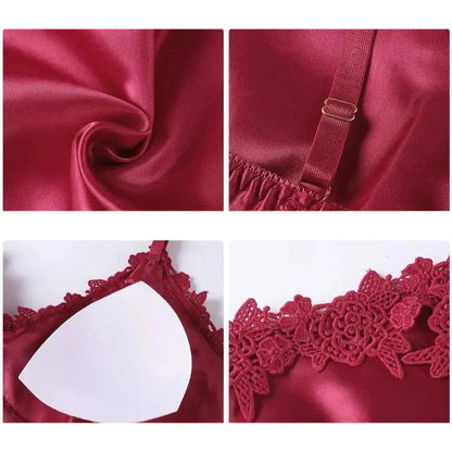 סט סאטן אודורי מושלם ב-5 חלקים מגוון צבעים