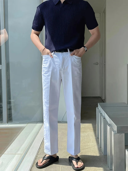 חולצת פולו קצרה וקז'ואלית של אוגסטין - סגנון נוח ואלגנטי