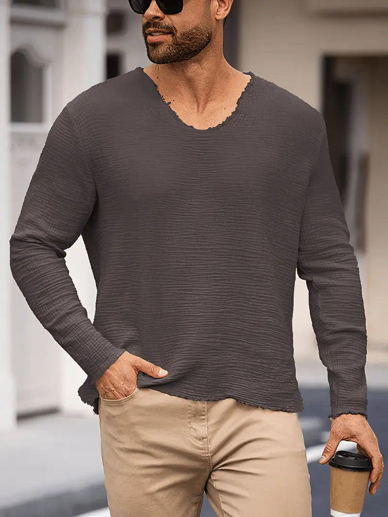 בנסון - חולצת קיץ אופנותית עם שרוולים ארוכים להפנאת הקיץ