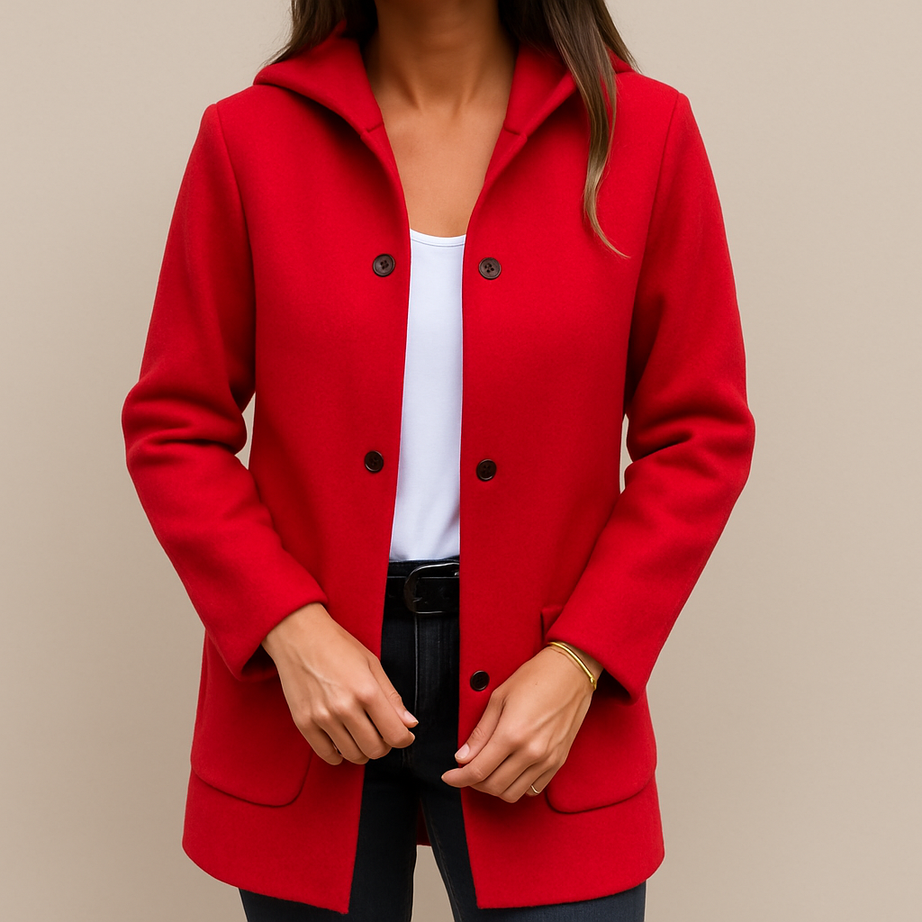 קאסה | מעיל נשים עם כובע, עיצוב רב-תכליתי וסגנון אלגנטי