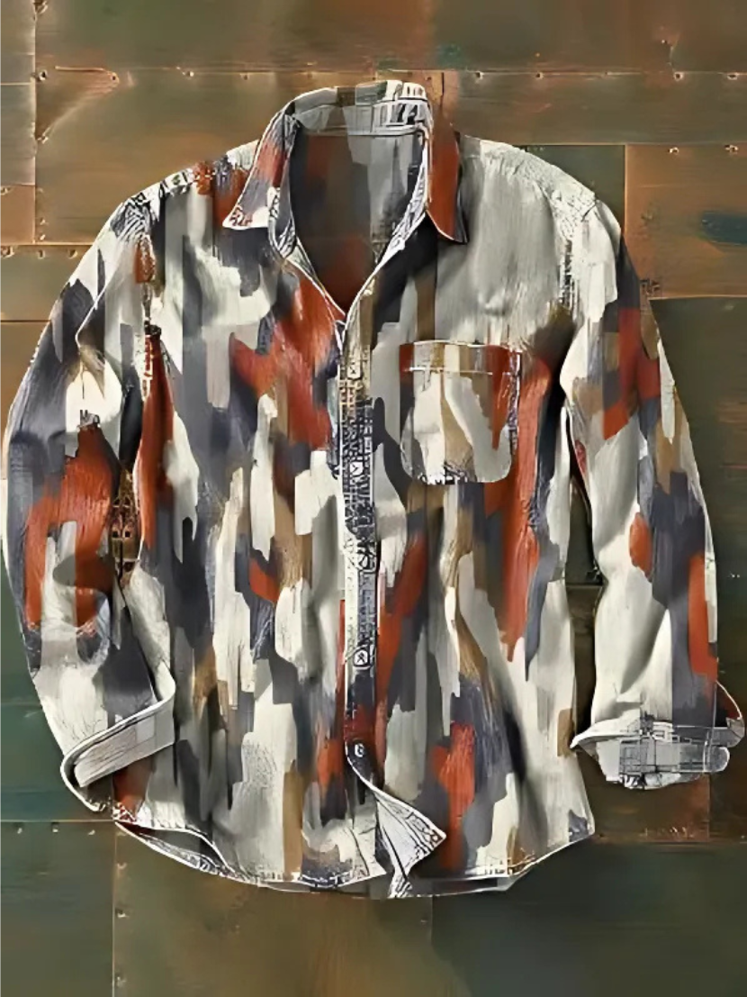 Alfonso - חולצה אלגנטית עם כיס מעוצב לנוחות וסטייל