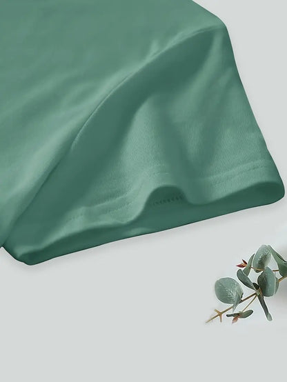 Aimilia - חולצת טי קלה ואלגנטית עם עיטור פרחוני מושך את העין