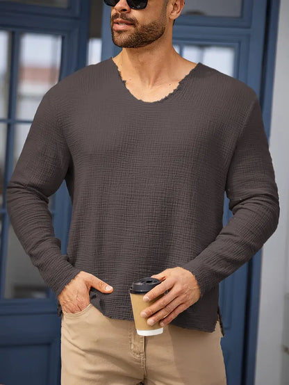 בנסון - חולצת קיץ אופנותית עם שרוולים ארוכים להפנאת הקיץ