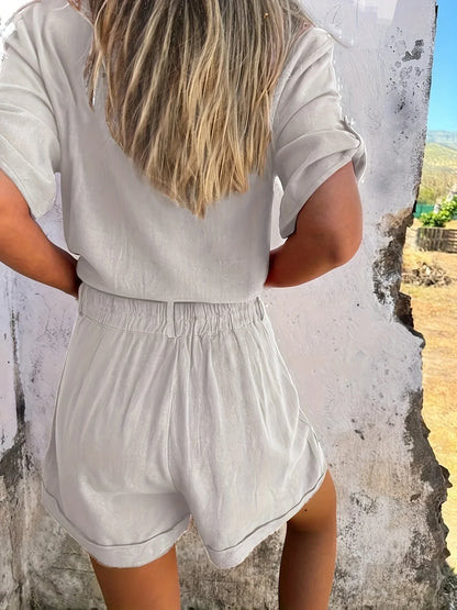 סט קיץ אופנתי ומשודרג בשני חלקים של Arampatzi