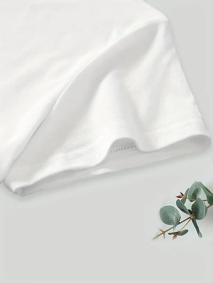 Aimilia - חולצת טי קלה ואלגנטית עם עיטור פרחוני מושך את העין