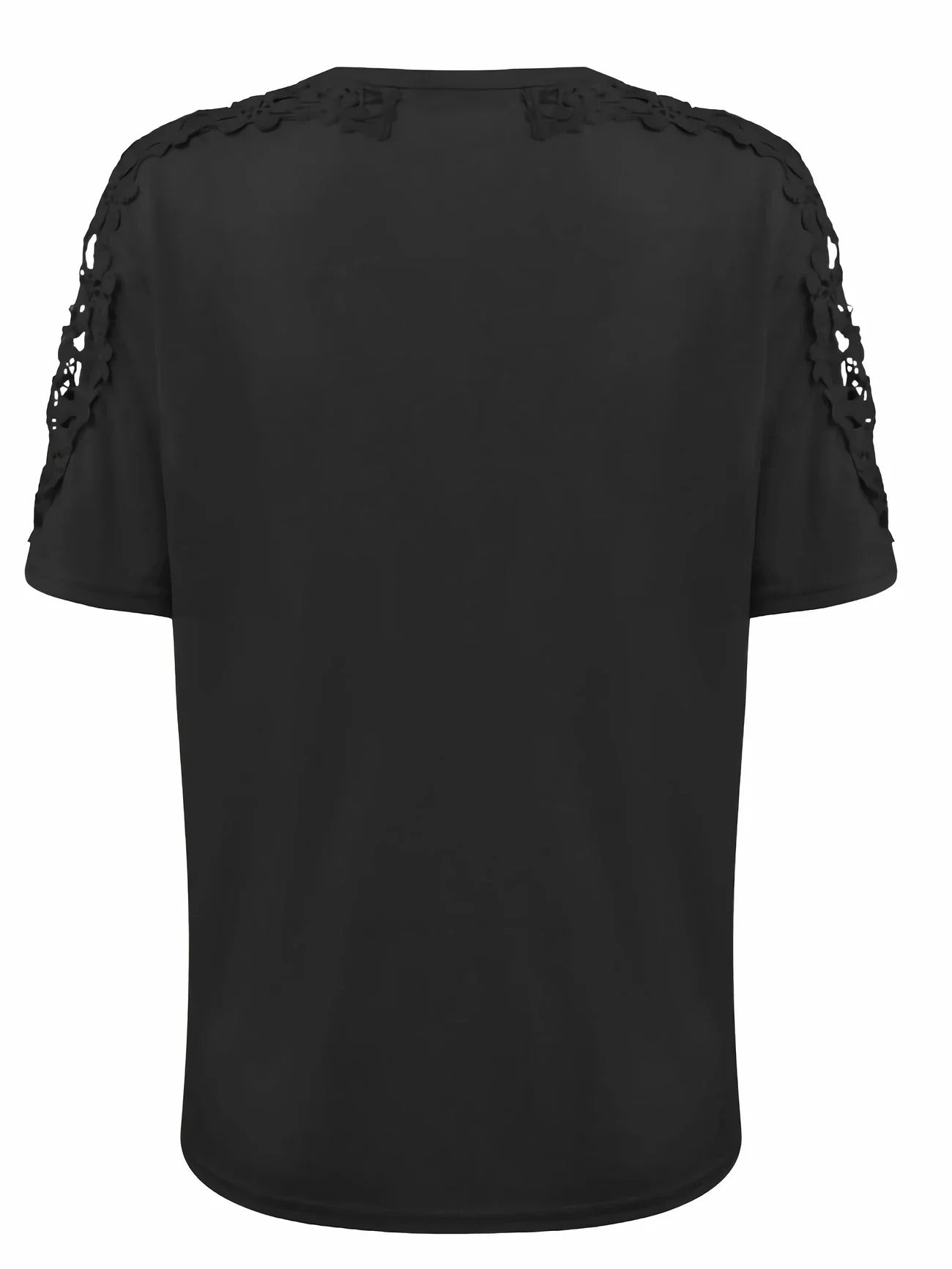 Ancuta - חולצת קיץ אלגנטית עם שרוולים קצרים ותחרה לנוחות וסטייל מושלם