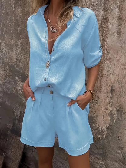 סט קיץ אופנתי ומשודרג בשני חלקים של Arampatzi