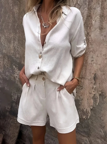 סט קיץ אופנתי ומשודרג בשני חלקים של Arampatzi