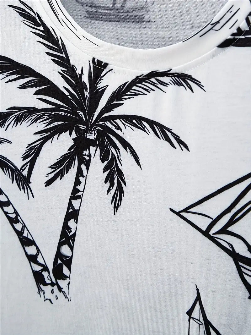 סט אלגנטי לקיץ מבית Barea - שתי חלקים עם הדפס מרהיב