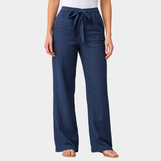 ג’וליה | מכנסי לינו אלגנטיים עם מותן מתכווננת לנוחות מושלמת