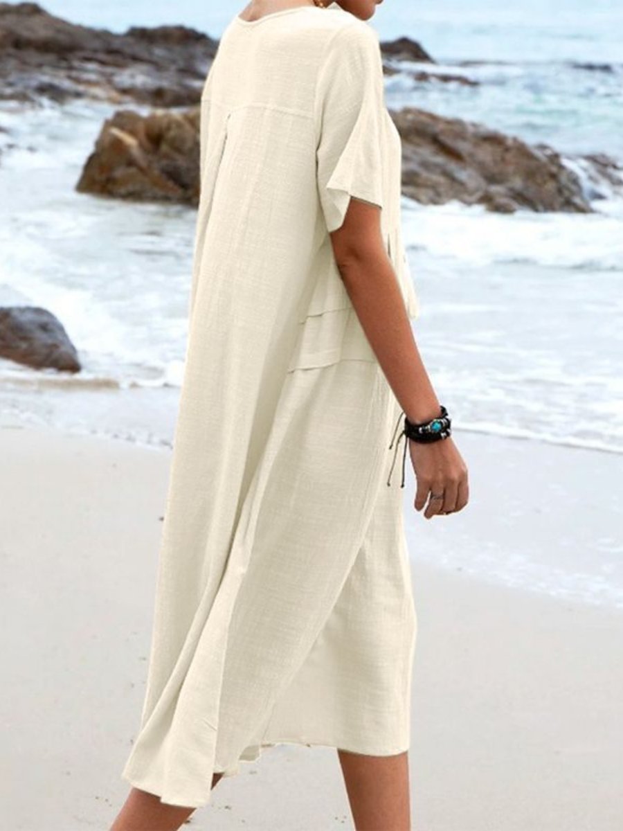 Aryuna - שמלת קול ראויה עם צוואר עגול ונוחות מרבית